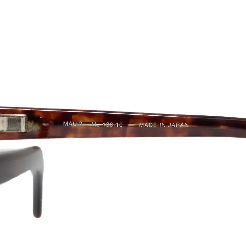 Maui Jim MJ-136 10 Cyclone Tortoise Wrap Sunglasses
